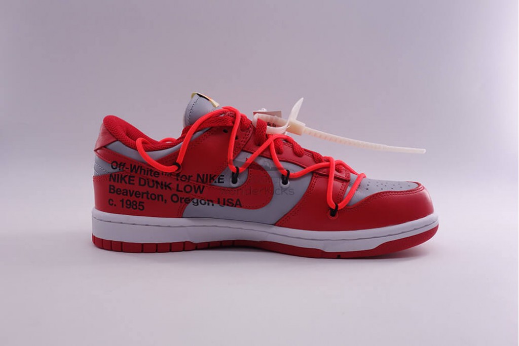 dunk low off white red dunk low off white red