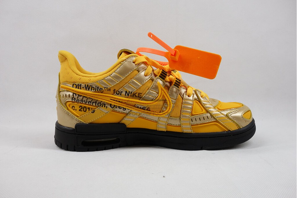 air rubber dunk off white university gold air rubber dunk off white university gold